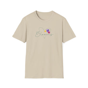 Blooms Floral Unisex Softstyle T-Shirt - Perfect for Spring Celebrations