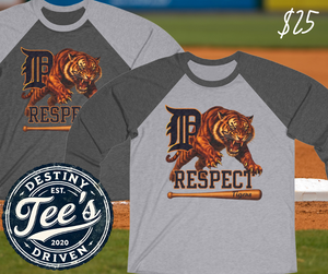 Vintage Tigers Respect Raglan Tee