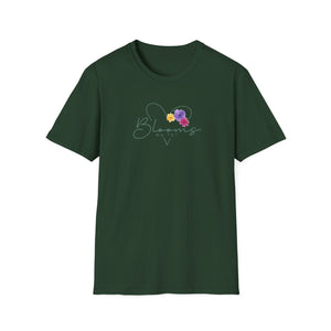 Blooms Floral Unisex Softstyle T-Shirt - Perfect for Spring Celebrations