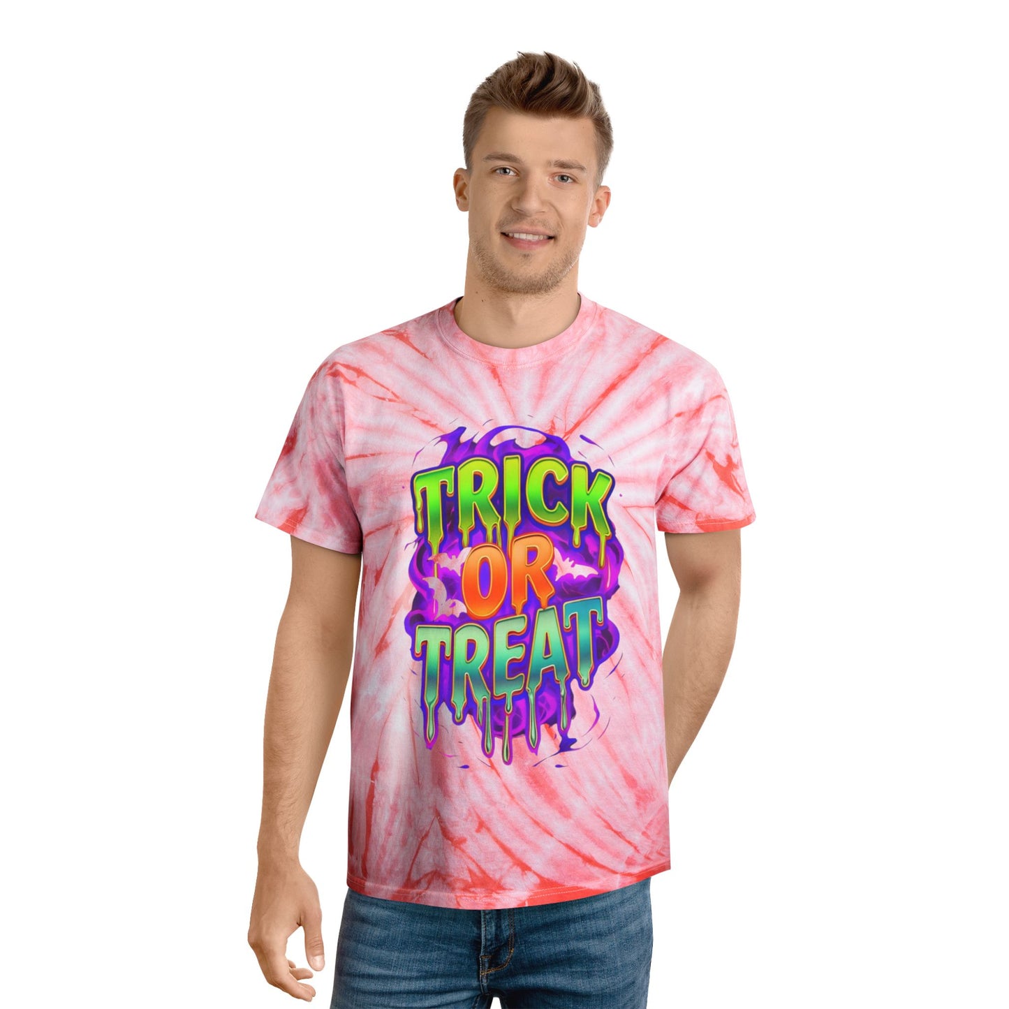 Trick or Treat Tie-Dye Tee