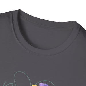 Blooms Floral Unisex Softstyle T-Shirt - Perfect for Spring Celebrations