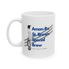 Load image into Gallery viewer, Amon-Ra St. Brown Ceramic Mug, (11oz)
