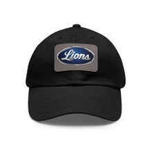 Load image into Gallery viewer, Lions Dad Hat with Leather Patch
