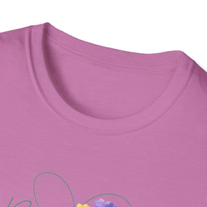 Blooms Floral Unisex Softstyle T-Shirt - Perfect for Spring Celebrations