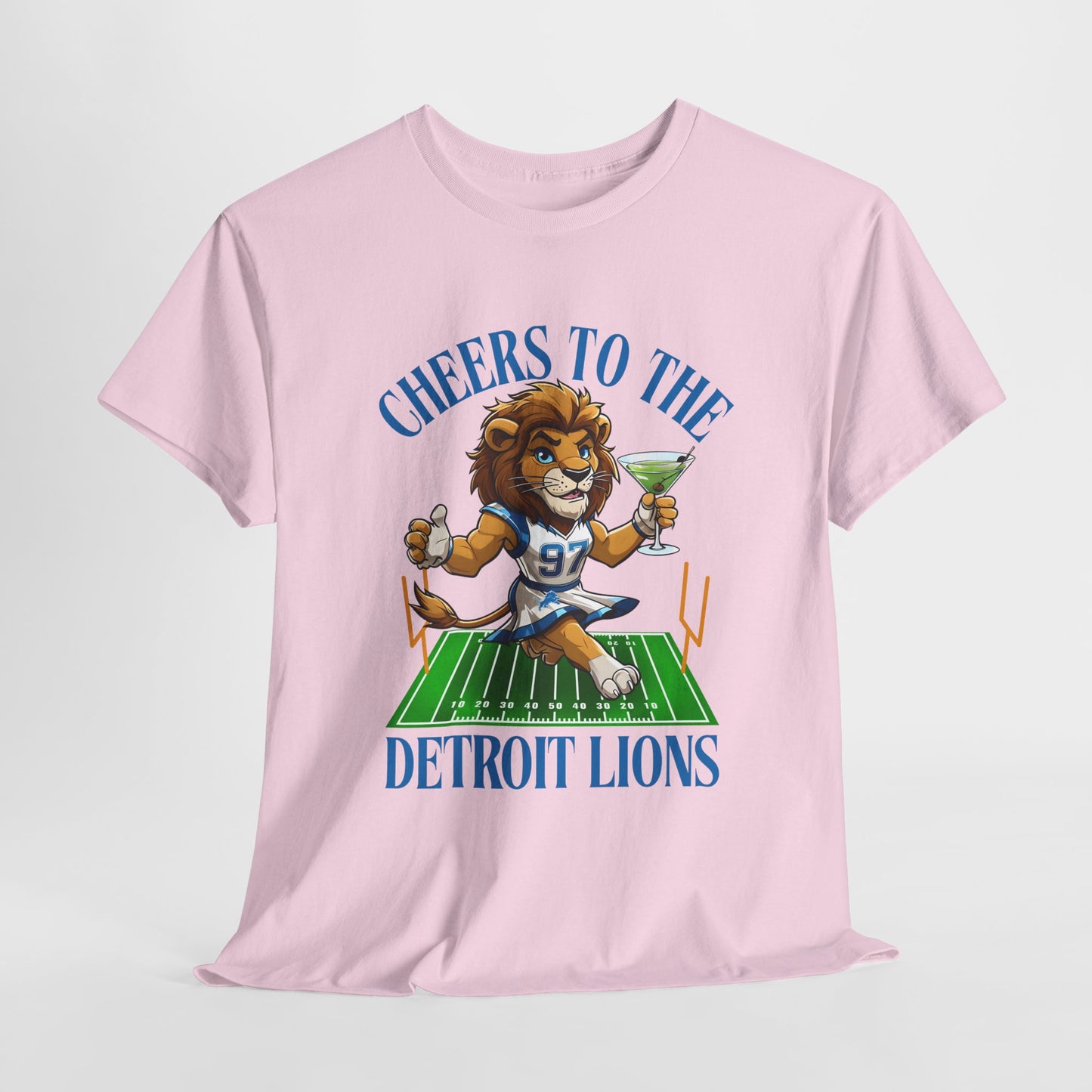 Detroit Lions Graphic Tee - Cheers to the Team!