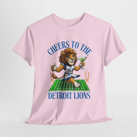 Detroit Lions Graphic Tee - Cheers to the Team!