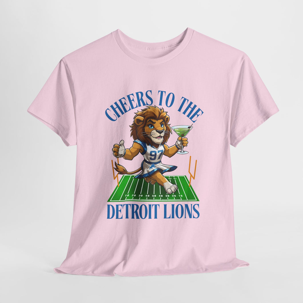 Detroit Lions Graphic Tee - Cheers to the Team!