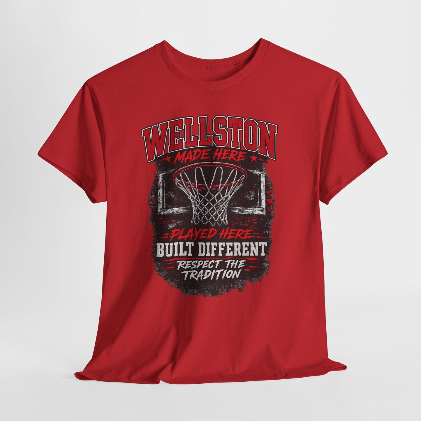 Wellston Basketball T-Shirt - "Made Here, Built Different" Vintage Hoop Tee