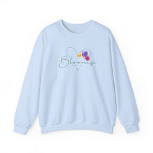 Load image into Gallery viewer, Blooming Love Unisex Crewneck Sweatshirt
