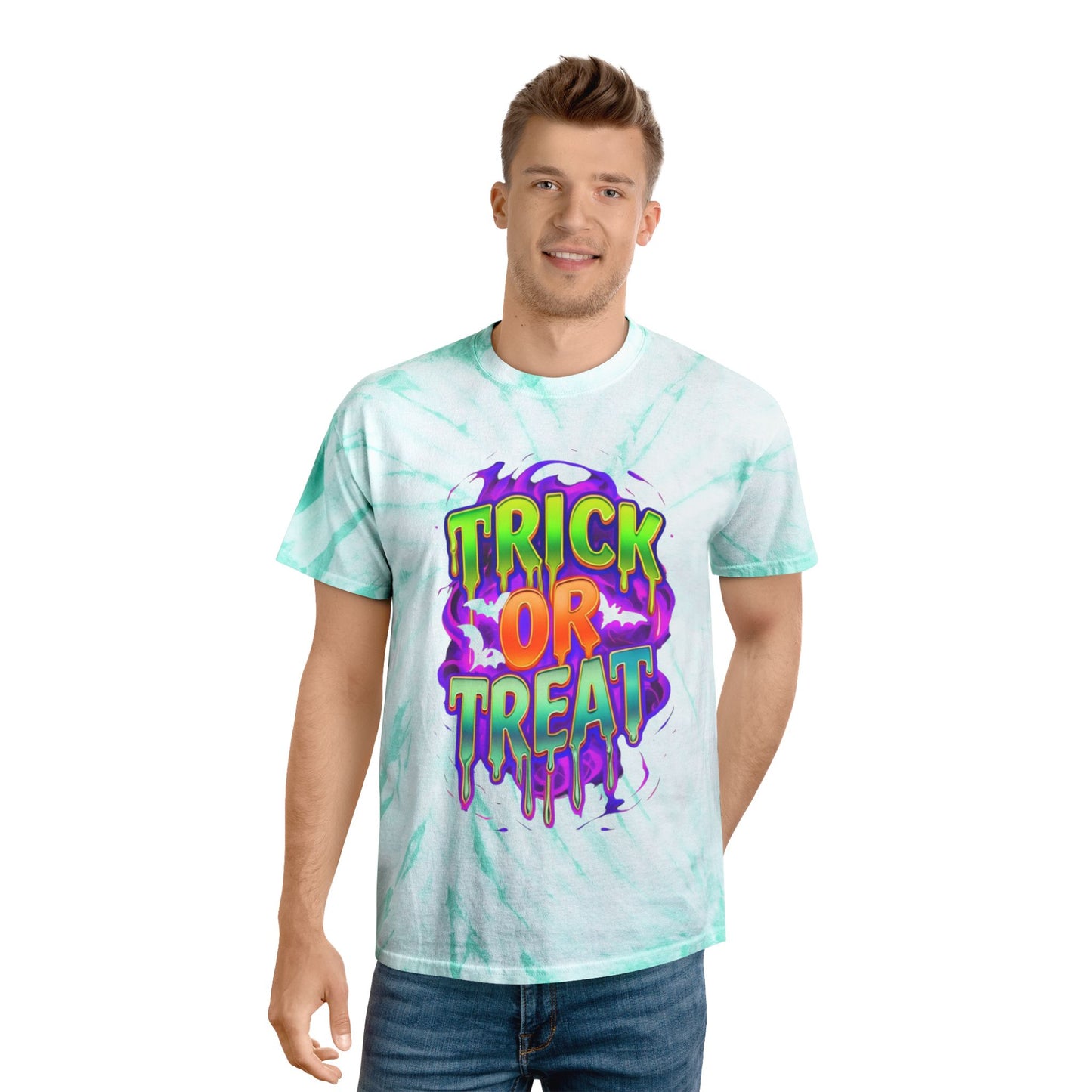 Trick or Treat Tie-Dye Tee