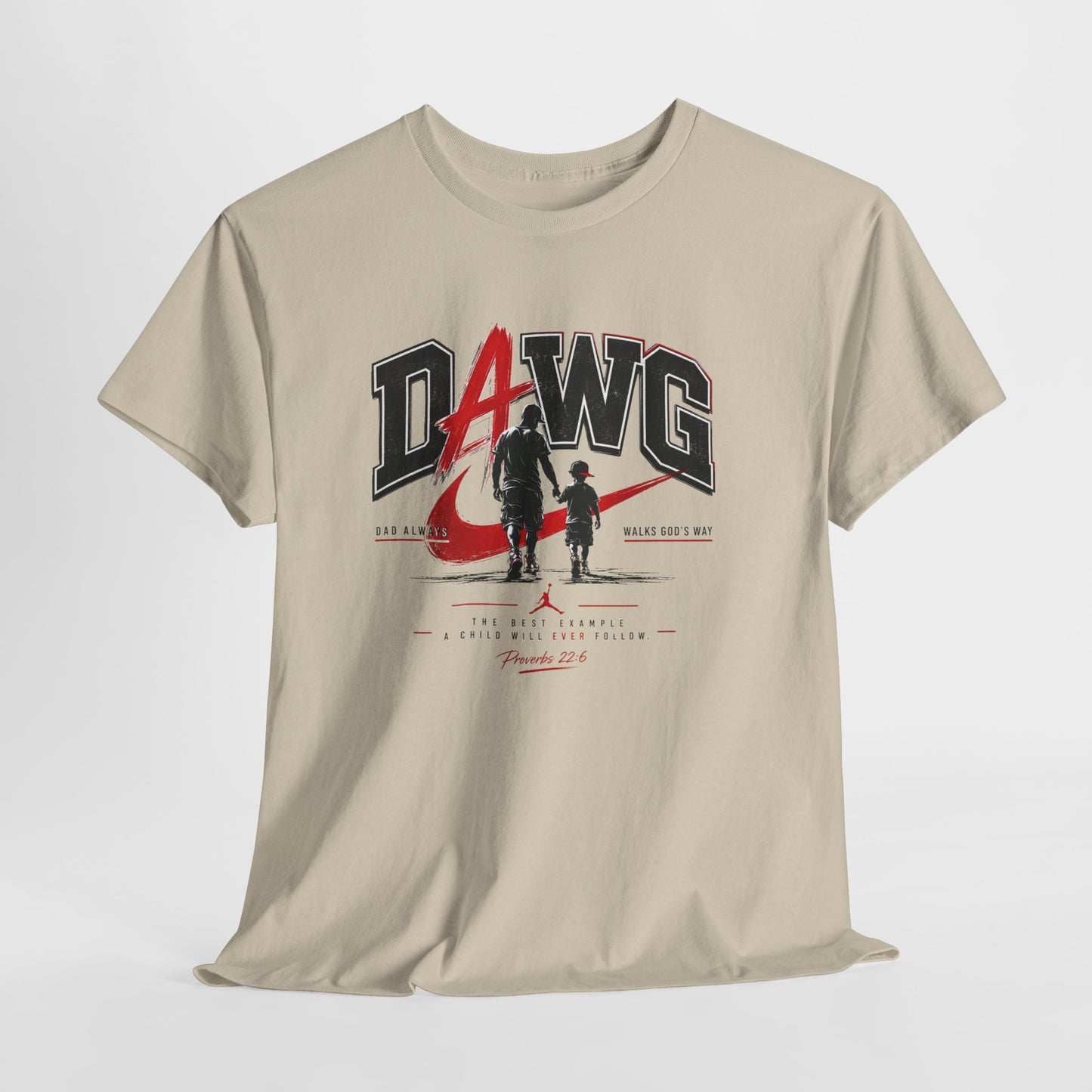 Dawg Father & Son Graphic Tee – Retro Basketball Silhouette