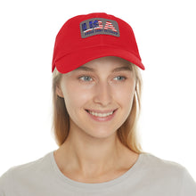 Load image into Gallery viewer, USA VET Hat with Leather Patch (Rectangle)
