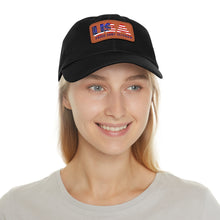 Load image into Gallery viewer, USA VET Hat with Leather Patch (Rectangle)
