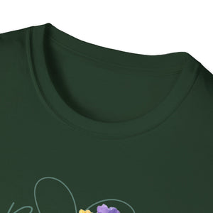 Blooms Floral Unisex Softstyle T-Shirt - Perfect for Spring Celebrations