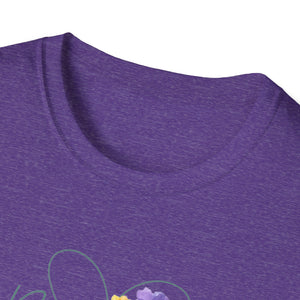 Blooms Floral Unisex Softstyle T-Shirt - Perfect for Spring Celebrations