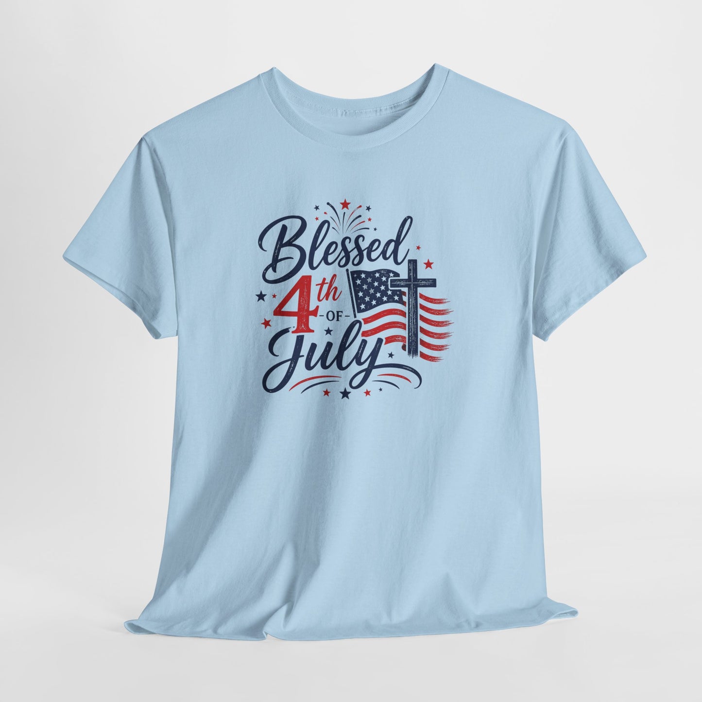 Blessed 4th of July T-Shirt — Patriotic American Flag Tee