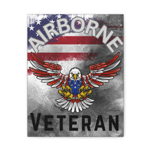 Load image into Gallery viewer, Airborne Veteran Matte Canvas, Stretched, 1.25&quot;
