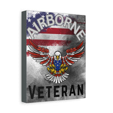 Load image into Gallery viewer, Airborne Veteran Matte Canvas, Stretched, 1.25&quot;
