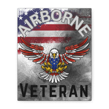 Load image into Gallery viewer, Airborne Veteran Matte Canvas, Stretched, 1.25&quot;
