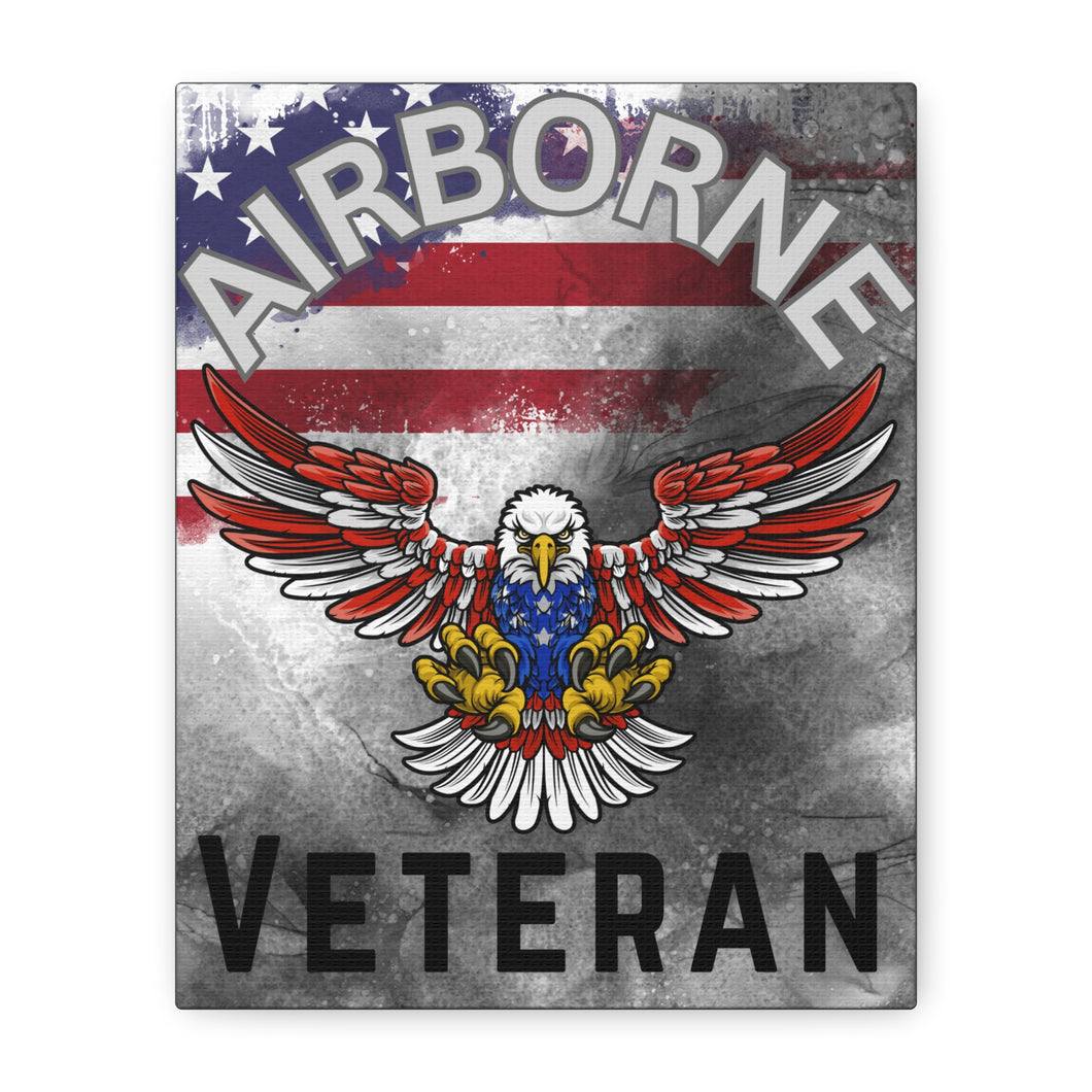 Airborne Veteran Matte Canvas, Stretched, 1.25