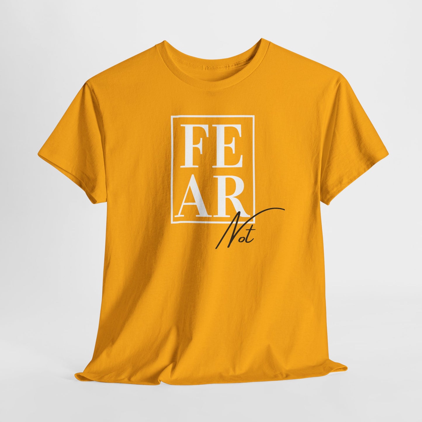 T‑Shirt — Minimal Script "Not" Chest Graphic, Casual Everyday Tee