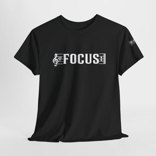 Focus Music Unisex Tee, Cotton T-Shirt