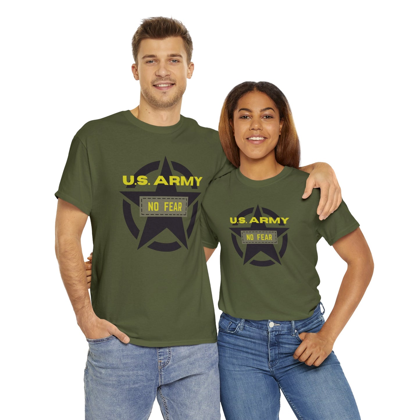 US ARMY Unisex Heavy Cotton Tee