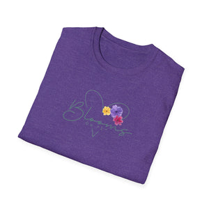 Blooms Floral Unisex Softstyle T-Shirt - Perfect for Spring Celebrations
