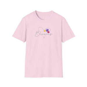 Blooms Floral Unisex Softstyle T-Shirt - Perfect for Spring Celebrations