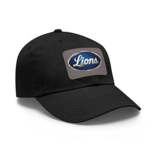 Load image into Gallery viewer, Lions Dad Hat with Leather Patch

