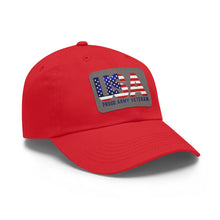 Load image into Gallery viewer, USA VET Hat with Leather Patch (Rectangle)
