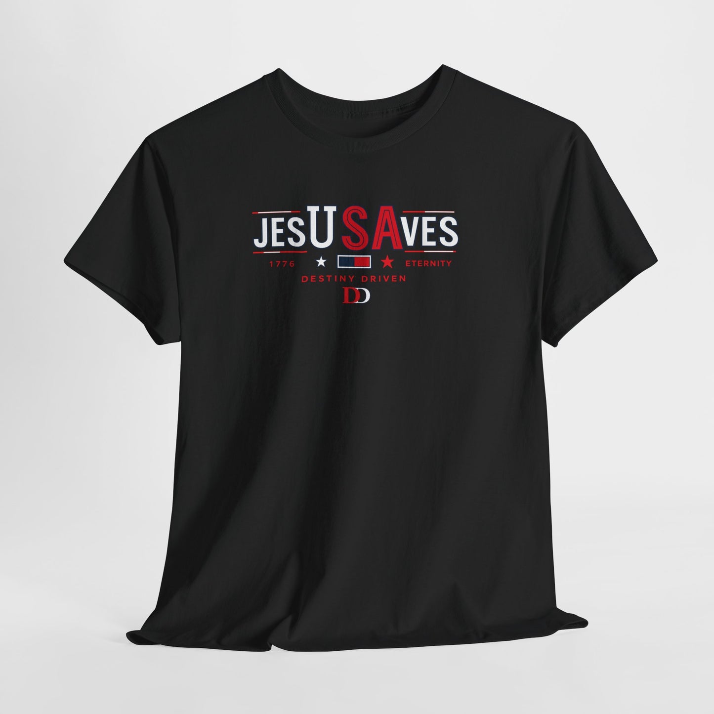 Jesus Saves USA T-Shirt — Patriotic Christian Tee