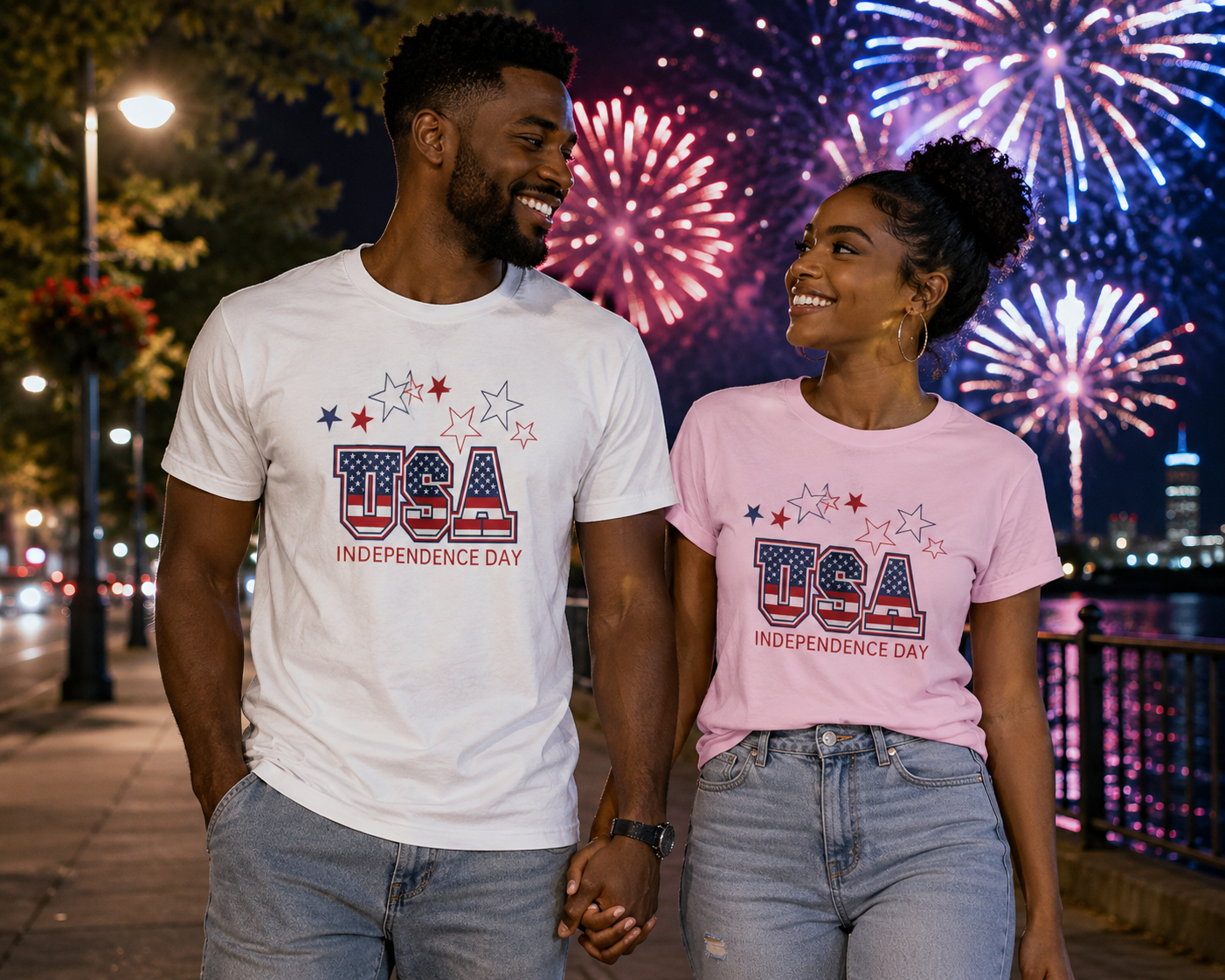 USA Independence Day T-Shirt — Patriotic 4th of July Tee