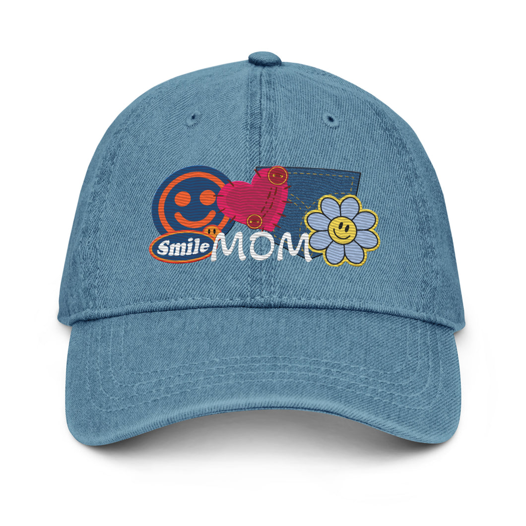 Mom Patch Denim Hat