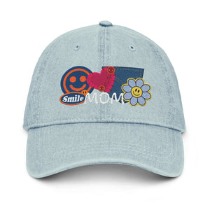 Mom Patch Denim Hat